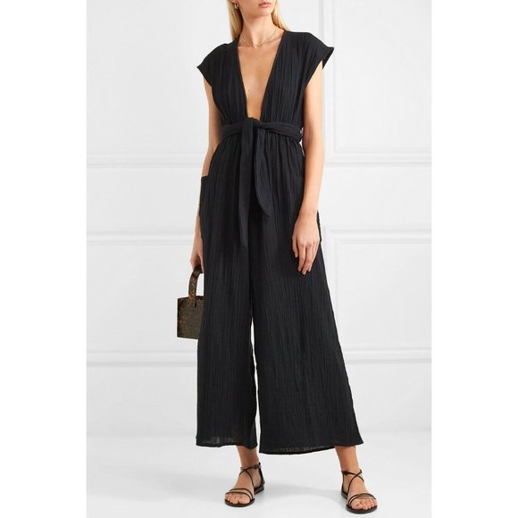 Mara Hoffman Black Jumpsuit - Picture 1 of 16